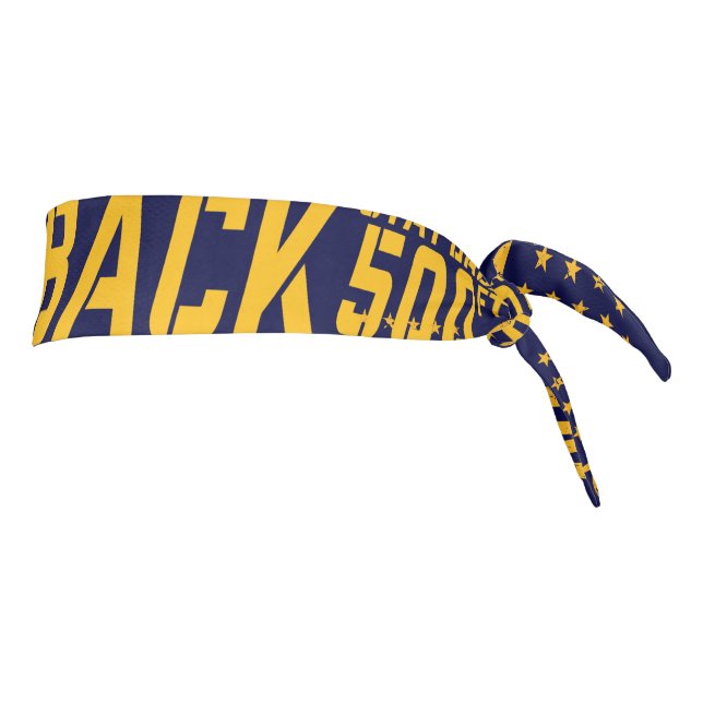 Stay Back 500 Feet Tie Headband (Rotate 90)