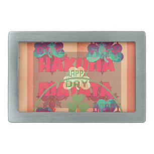 Stay Blessed Happy St Patrick's Day Hakuna Matata  Belt Buckle