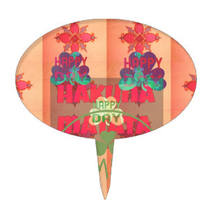 Stay Blessed Happy St Patrick's Day Hakuna Matata Cake Topper