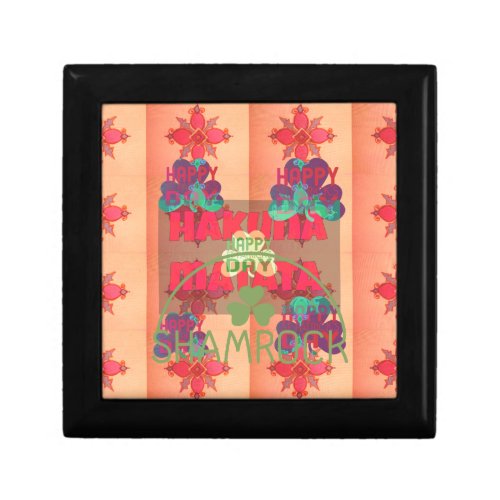 Stay Blessed Happy St Patricks Day Hakuna Matata  Gift Box