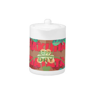 Stay Blessed Happy St Patrick's Day Hakuna Matata  Teapot