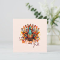 Stay Blessed Y'all with Colorful Turkey 