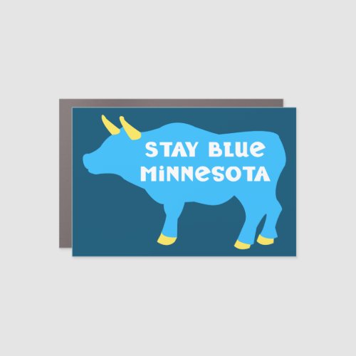 Stay Blue Minnesota Babe the Blue Ox Car Magnet