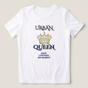 STAY BRAVE ROYAL BLUE WHITE URBAN WOMEN'S  Tri-Blend SHIRT