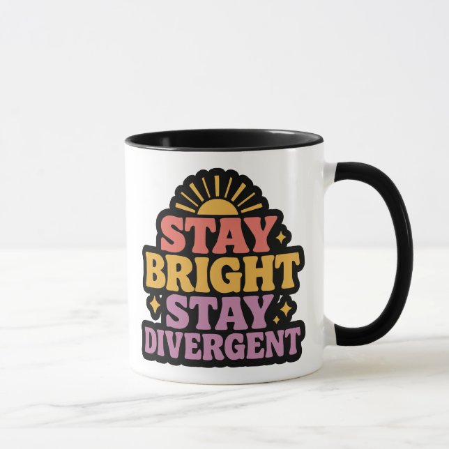 Stay Bright, Stay Divergent Mug (Right)