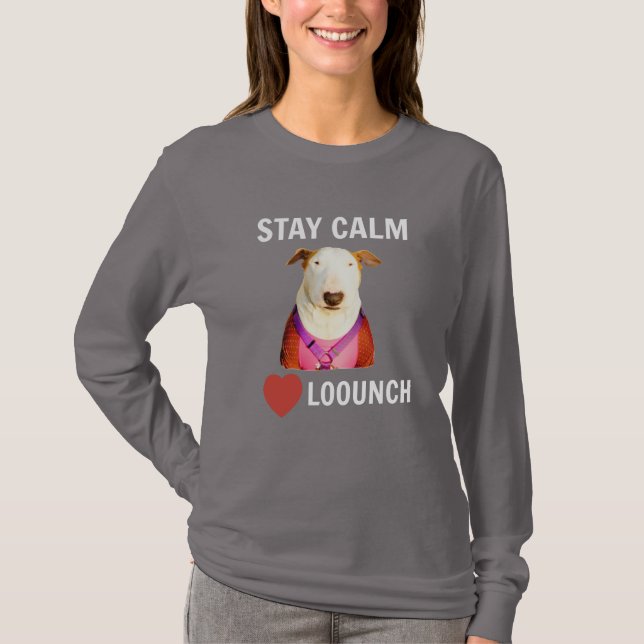 STAY CALM - LOVE LOOUNCH, Women's Long Sleeve Tee (Front)