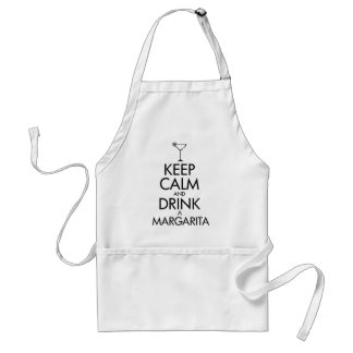 Stay Calm Margarita T-shirt Adult Apron