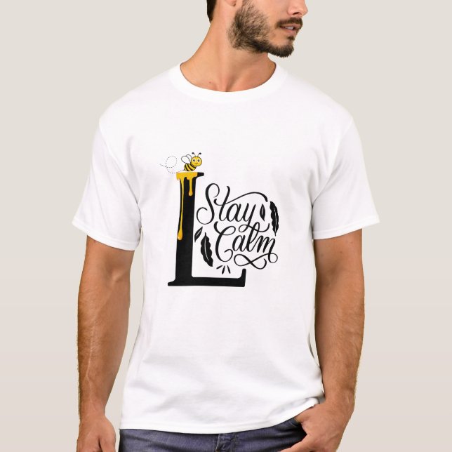 stay calm T shirt (Front)