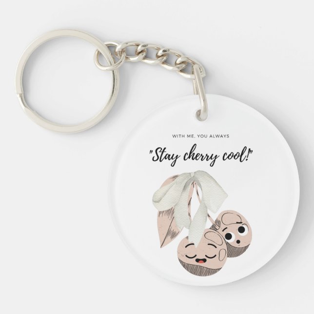 STAY CHERRY COOL KEYCHAIN (Front)