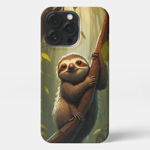 Stay Chill with this Sloth_tastic Cell Phone Case 