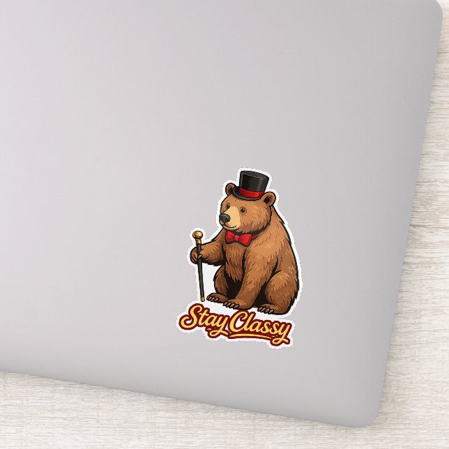 Stay Classy Sticker (Detail)