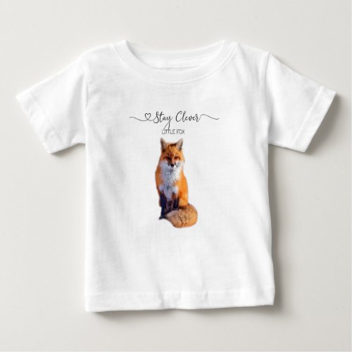 Stay Clever Little Fox  Magic Baby T_Shirt