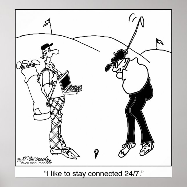 Stay Connected 24/7 Poster (Front)