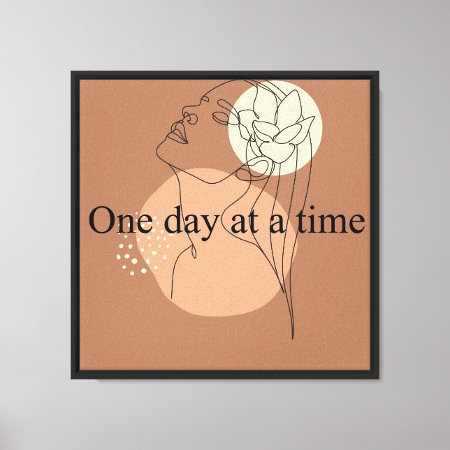 Stay Consistent Minimal Quote Wall Art (Front)