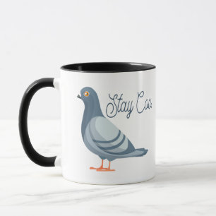 Stay Coo, Funny Pidgeon, Cute Bird Meme Mug