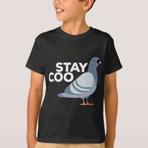 Stay Coo Pigeon Breeder Pigeon Racing Gift T_Shirt