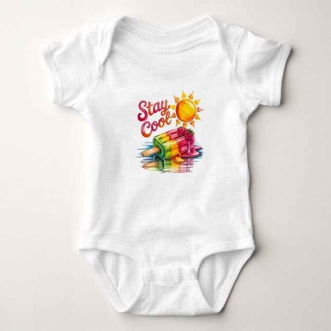 Stay Cool  Baby Bodysuit (Front)
