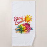 Stay Cool Beach Towel<br><div class="desc">Stay Cool Beach Towel
Sports, Toys & Games > Sports & Outdoor Gear > Beach Towels</div>