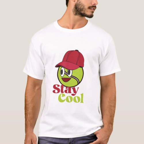 Stay cool cartoon design T_Shirt