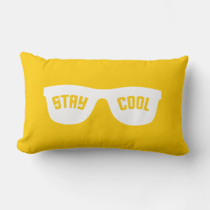 STAY COOL custom throw pillow