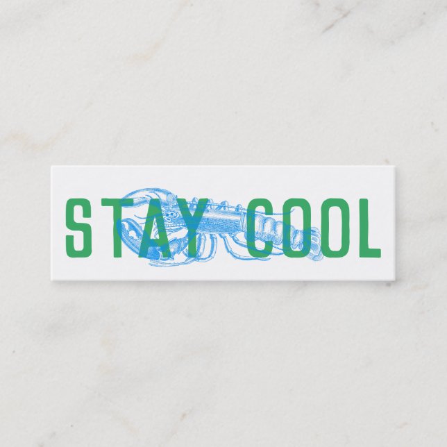 Stay Cool Delivery Cards (Front)