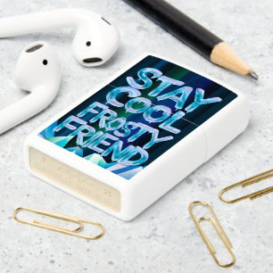 Stay Cool, Frosty Friend Zippo Lighter