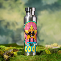 Stay Cool Retro Star Water Bottle