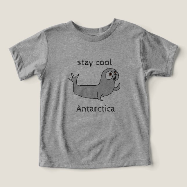 Stay Cool Seal Toddler T-shirt (Design Front)