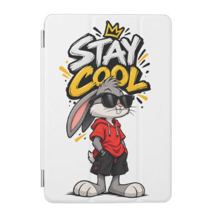 Stay Cool Street Style Rabbit Graphic – Funny Urba iPad Mini Cover