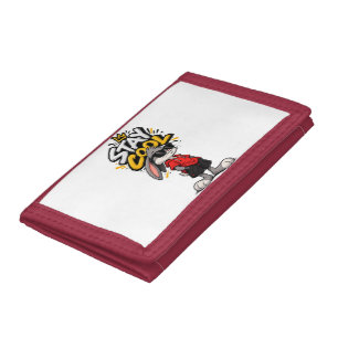 Stay Cool Street Style Rabbit Graphic – Funny Urba Trifold Wallet