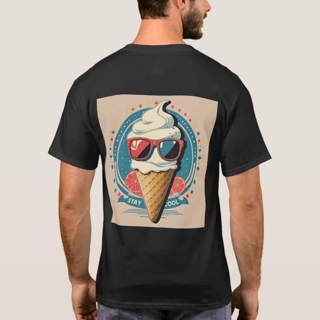 Stay Cool - Sunglass Cone Summer Tee (Back)