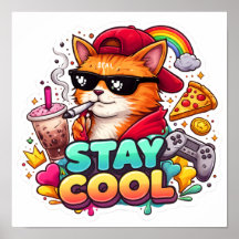 Stay Cool Vibes – Chill Cat Streetwear 