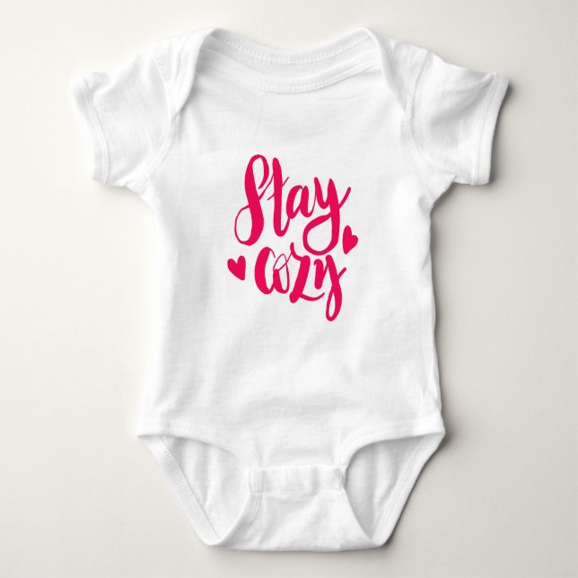 Stay Cozy Baby Bodysuit (Front)