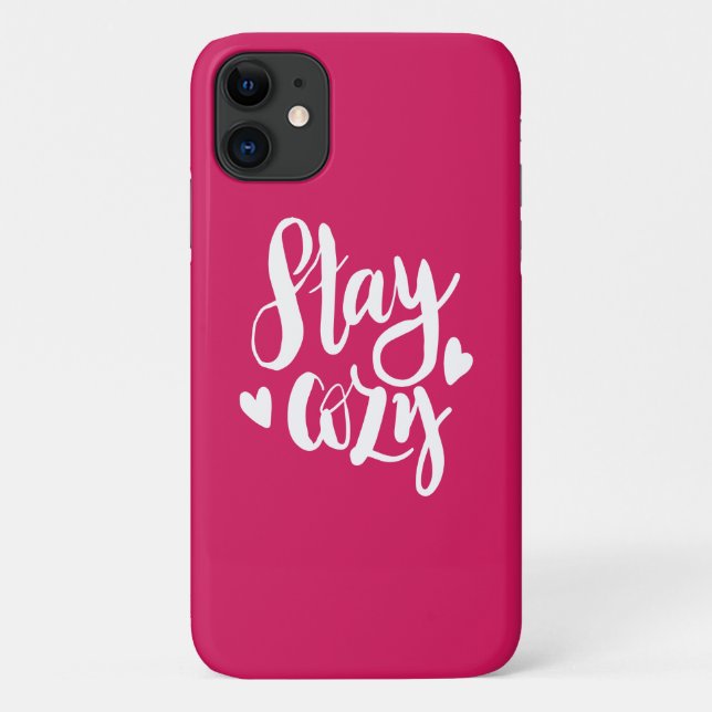 Stay Cozy Case-Mate iPhone Case (Back)