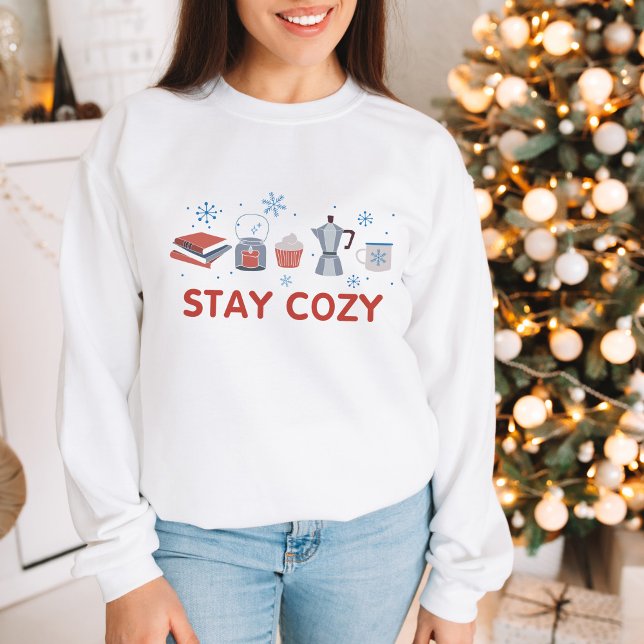 Stay Cozy Hygge Christmas Sweatshirt (Creator Uploaded)