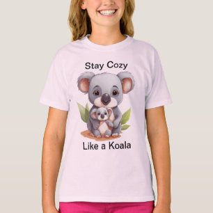 Stay Cozy Like a Koala – Cute Cozy Koala T-Shirt