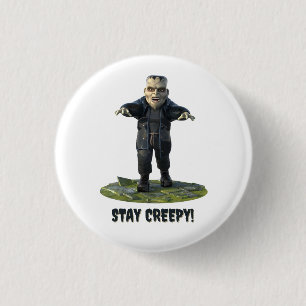 Stay Creepy! Frankenstein's Monster Button
