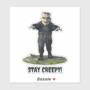 Stay Creepy! Frankenstein's Monster Sticker