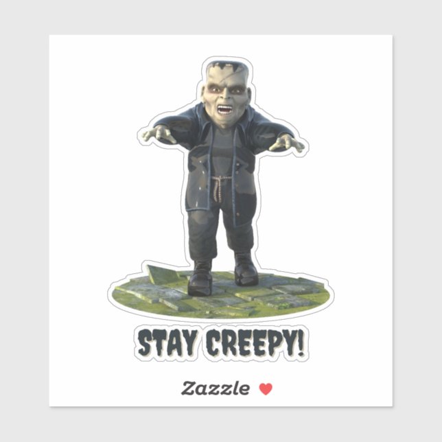 Stay Creepy! Frankenstein's Monster Sticker (Sheet)