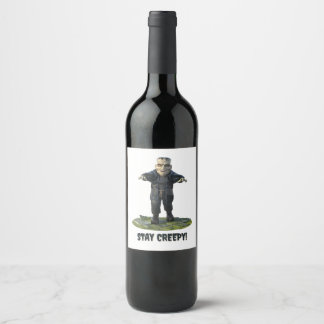 Stay Creepy! Frankenstein's Monster Wine Label