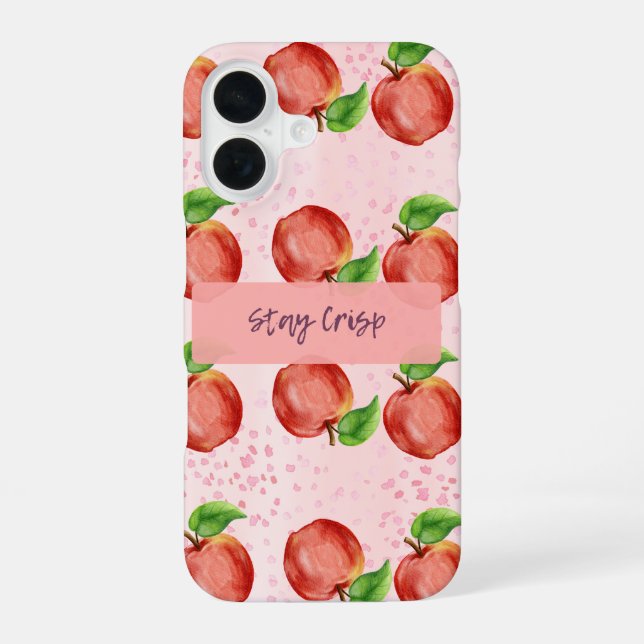 Stay Crisp (apple) iPhone Case (Back)