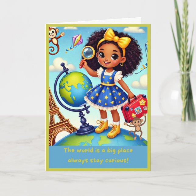 Stay Curious Affirmation Card (Front)