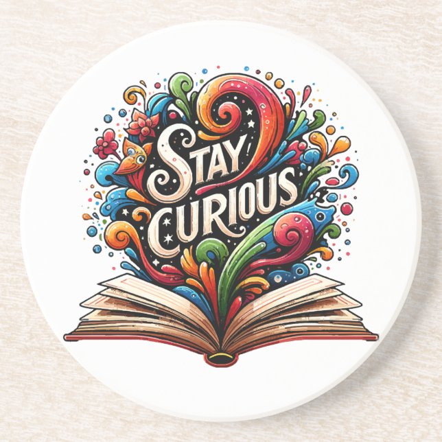Stay Curious Coaster (Front)