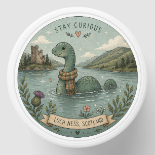 Stay Curious Cozy Cryptid Nessie Loch Ness Monster Mini Candle Favors