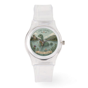 Stay Curious Cozy Cryptid Nessie Loch Ness Monster Watch