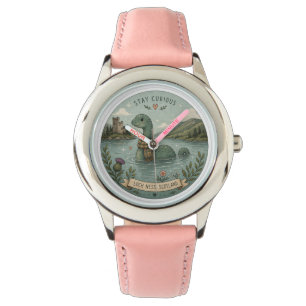 Stay Curious Cozy Cryptid Nessie Loch Ness Monster Watch