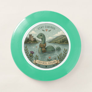 Stay Curious Cozy Cryptid Nessie Loch Ness Monster Wham-O Frisbee