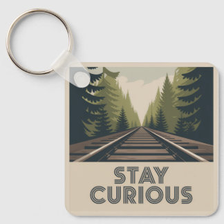 Stay Curious Keychain