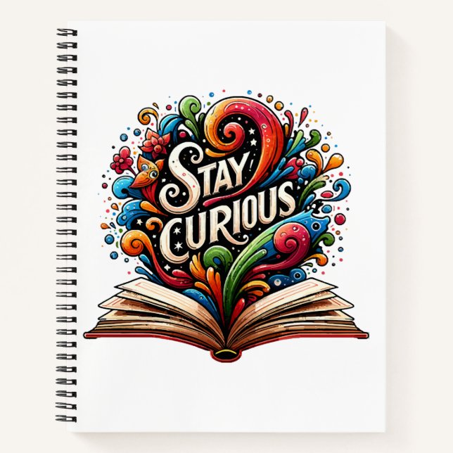 Stay Curious Notebook (Front)