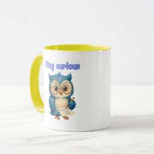 Stay Curious Owl – Smart & Cute Design Mug